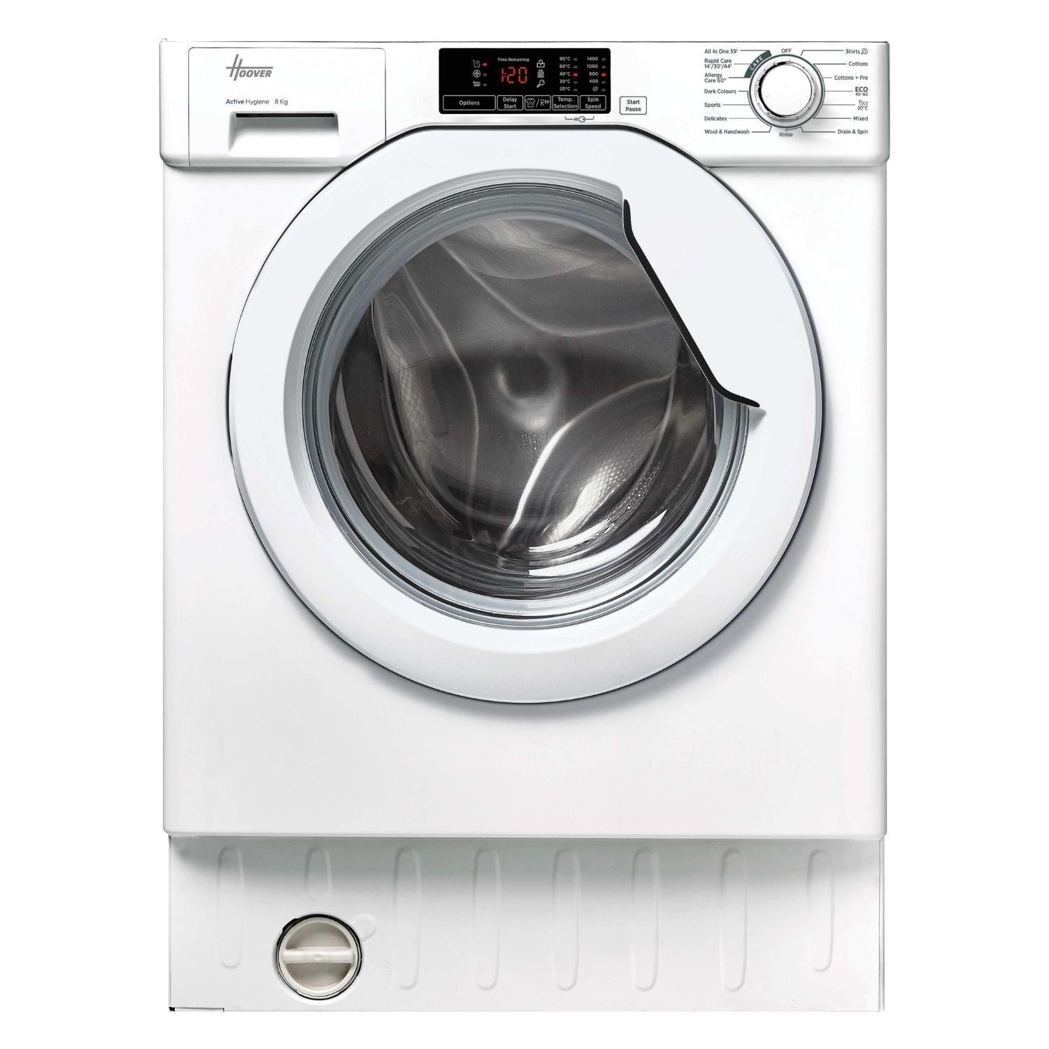 Hoover HBWS48D1W4J-80 Washing Machine Integrated 8kg 1400rpm