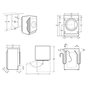 Electrolux EWD746PCBI Washer Dryer Integrated 7kg + 4kg 1400rpm