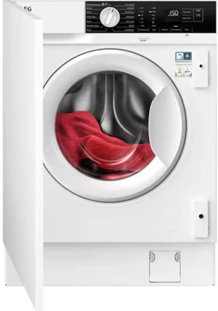 AEG LFX6G8434BI Washing Machine Integrated 8kg 1400rpm White